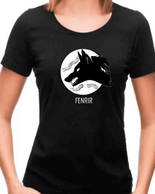 Camiseta Fenrir Preto Feminino - Varegue