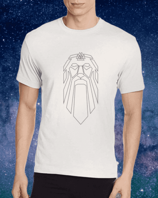 Camiseta masculina ODIN II 100 algodao Branco - Varegue