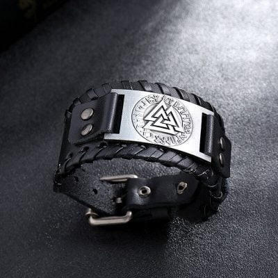 Bracelete Nórdico - Modelo Valknut