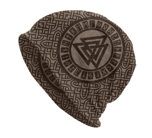 Gorro Viking Unisex - Touca de Frio - Valknut & Runas