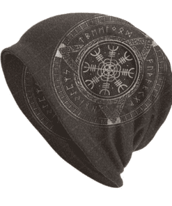 Gorro Viking Unisex - Touca de Frio - Elmo do Terror & Runas