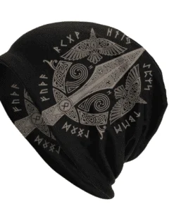 Gorro Viking Unisex - Touca de Frio - Lança de Odin - Gungnir