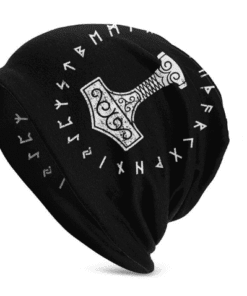 Gorro Viking Unisex - Touca de Frio - Mjolnir & Runas