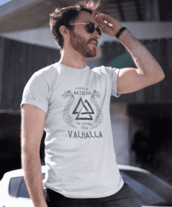 camiseta masculina morte e valhalla