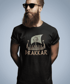 Camiseta Masculina – Drakkar II – 100% Algodão