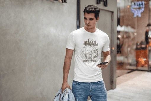 Camiseta Masculina - Skal - 100% Algodão