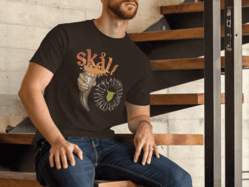 Camiseta Masculina - Skal II - 100% Algodão