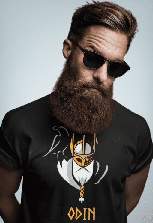 t shirt mockup of a man with a long beard and sunglasses 43171 r el2 - Varegue