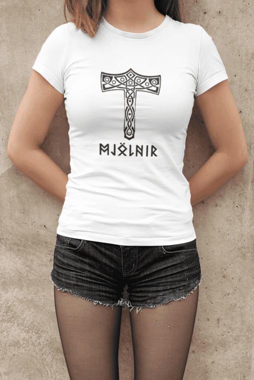 Camiseta Feminina – Mjölnir – 100% Algodão