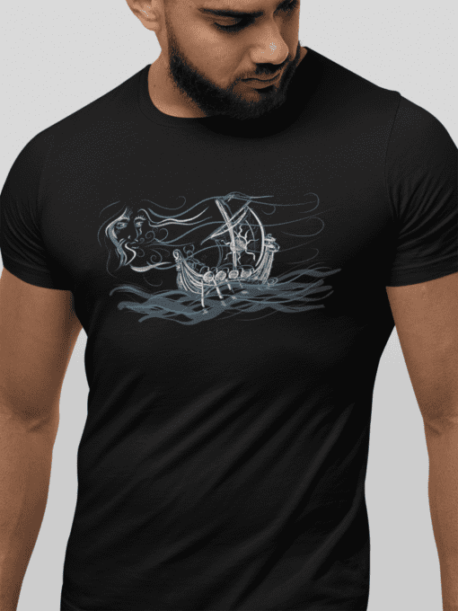 mockup of a bearded man wearing a unisex short sleeve tee from bella canvas m13951 - Varegue