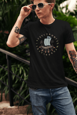 Camiseta Masculina – Drakkar V – 100% Algodão