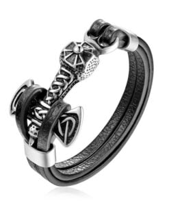 Pulseira de Couro - Mjolnir VI