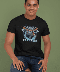 Camiseta Masculina – VALHALLA III – 100% Algodão