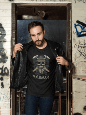 Camiseta Masculina – VALHALLA II – 100% Algodão