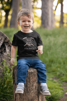 Camiseta Infantil – VALHALLA II – 100% Algodão