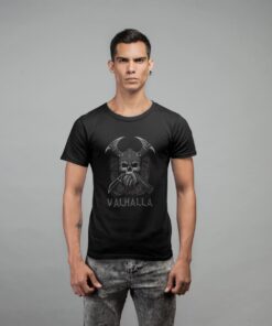 Camiseta Masculina – VALHALLA V – 100% Algodão