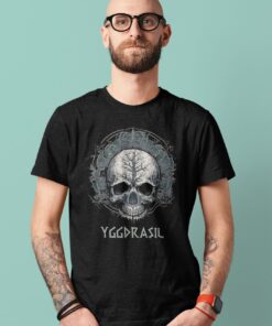 Camiseta Masculina – YGGDRASIL II – 100% Algodão