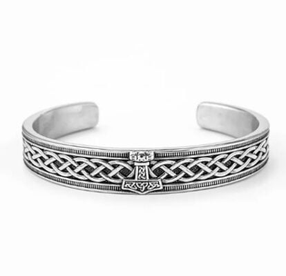 Bracelete Nórdico – Modelo MJOLNIR