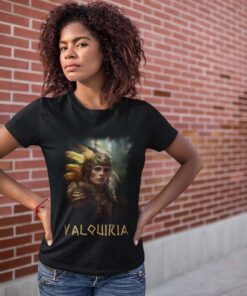 Camiseta Tradicional – Valquiria – 100% algodão by Rodrigo Ovelha