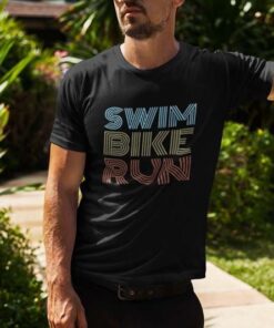 Camiseta Masculina – Swin, Bike, Run II – 100% Algodão