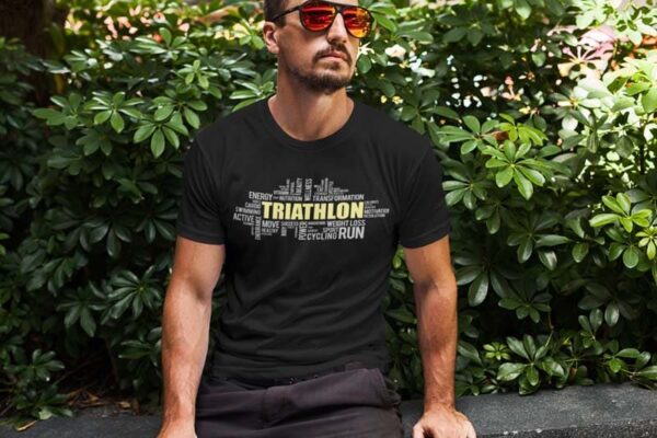 Camiseta Masculina – Triathlon – 100% Algodão