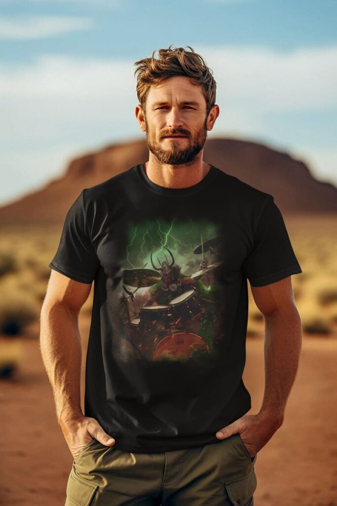 Camiseta Masculina – Loki Battery – 100% Algodão by Rodrigo Ovelha