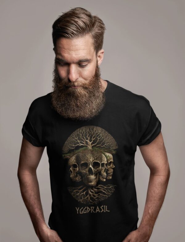 Camiseta Masculina – YGGDRASIL – 100% Algodão