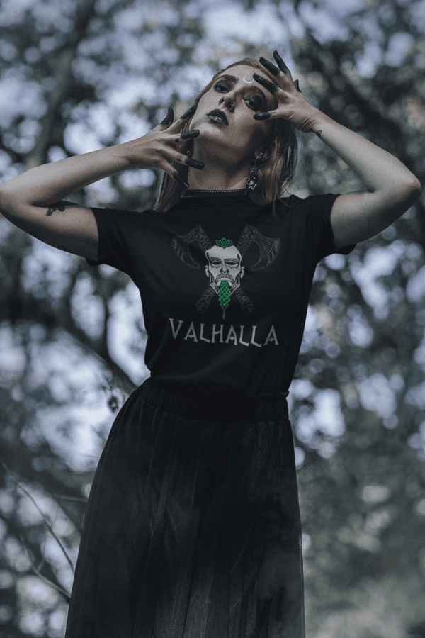 Babylook Feminina – Guerreiro de Valhalla – 100% Algodão