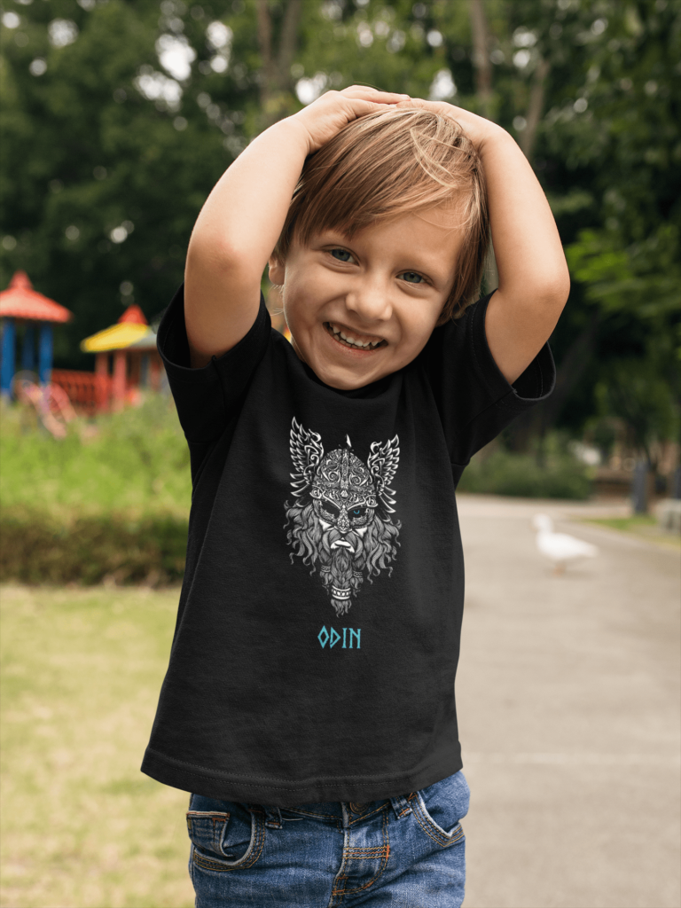 Camiseta Infantil – ODIN – 100% Algodão