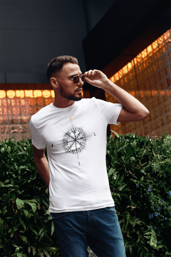 camiseta masculina vegvisir IV