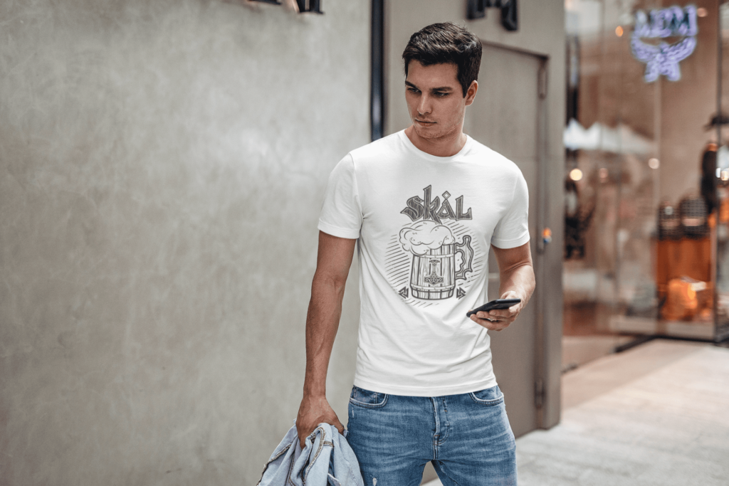 Camiseta Masculina - Skal - 100% Algodão