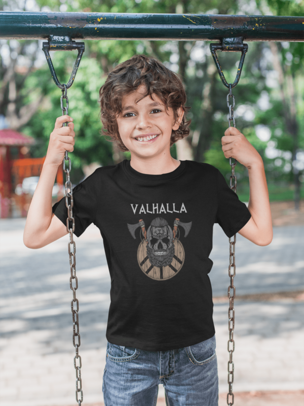 Camiseta Infantil – VALHALLA – 100% Algodão