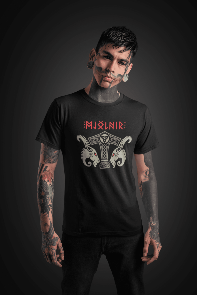 Camiseta Masculina – Mjolnir I – 100% Algodão