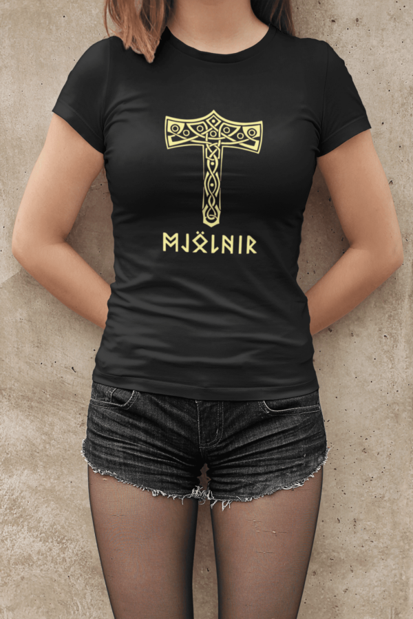 Camiseta Feminina – Mjölnir – 100% Algodão