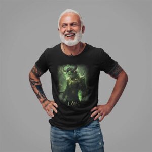 Camiseta Masculina – LOKI – 100% Algodão