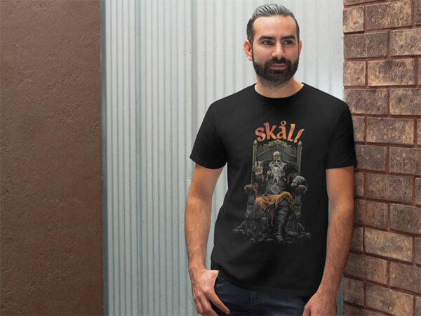 Camiseta Masculina – ODIN Skal II – 100% Algodão