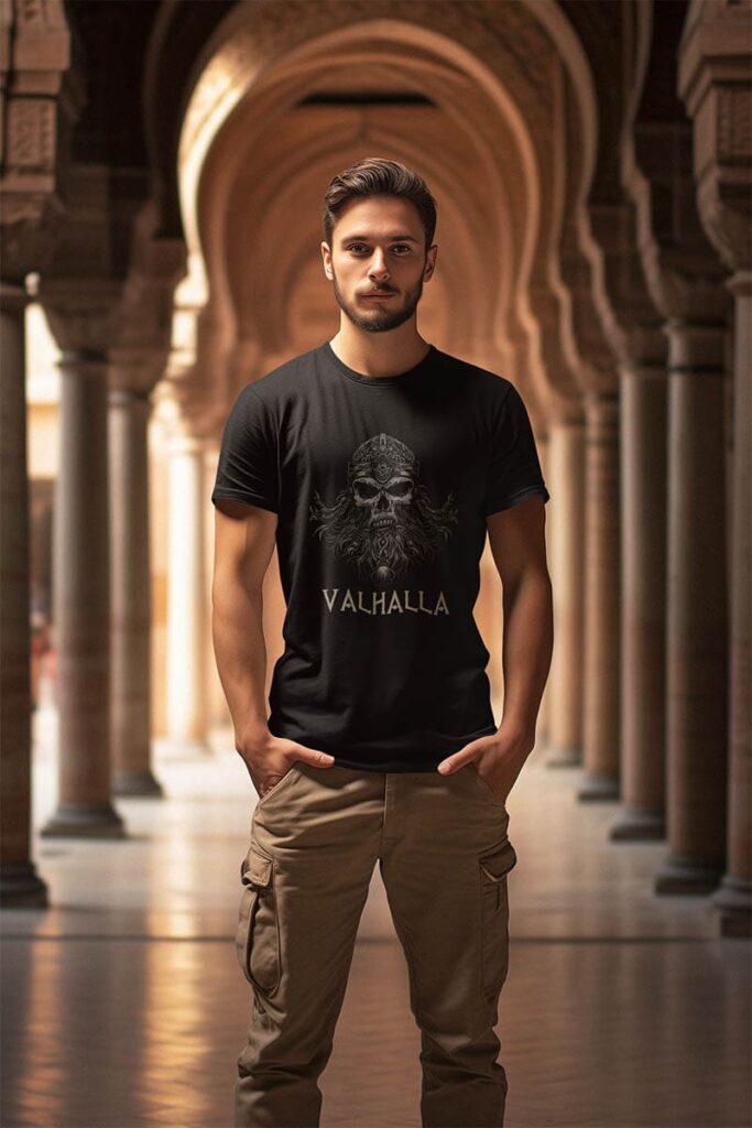 Camiseta Masculina – SKULL IV – 100% Algodão