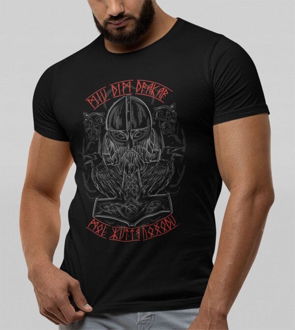 Camiseta Masculina – Viking III – 100% Algodão