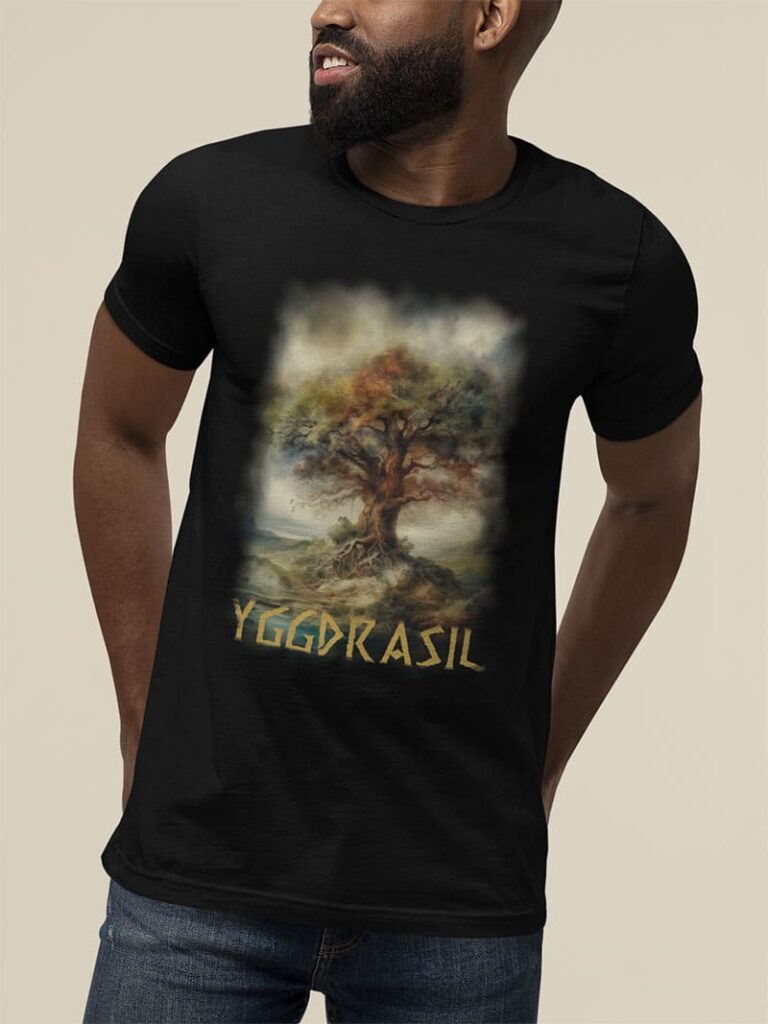 Camiseta Masculina – Yggdrasil III – 100% Algodão